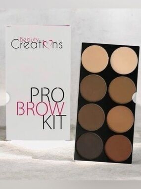 NIB Beauty Creations Pro Brow Kit 8-Pan Palette